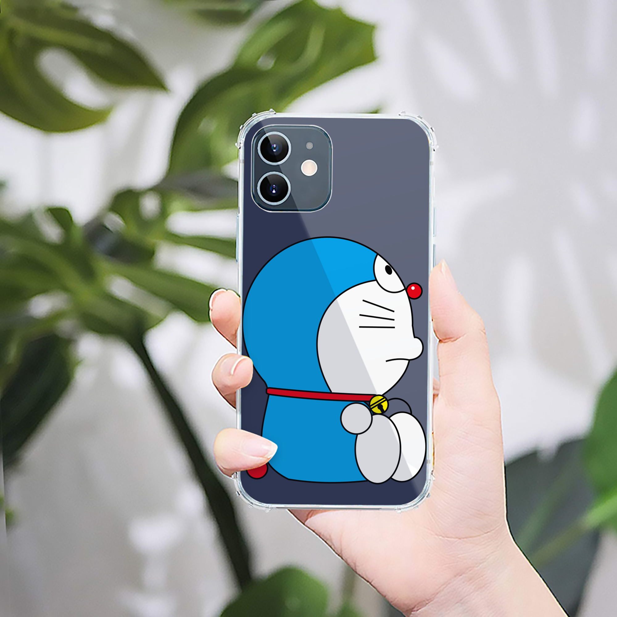 （画像用） ドラえもん Doraemon 【iPhone 12シリーズ対応】透明スマホケース（クリアソフトケース）